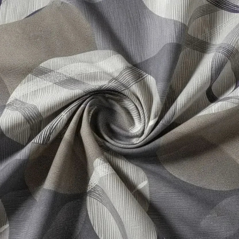 🧾 Housse de couette en polycoton renforcé | Graphique & contemporaine140x200MaisonTextile