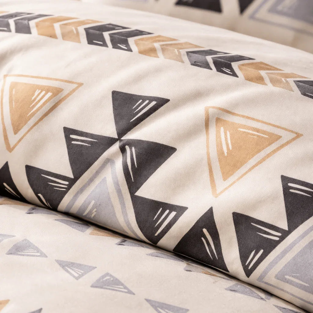 Housse de couette en polycoton renforcé en Graphica - Nomade – Linge de lit - MaisonTextile