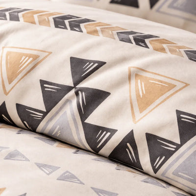 Housse de couette en polycoton renforcé en Graphica - Nomade – Linge de lit - MaisonTextile