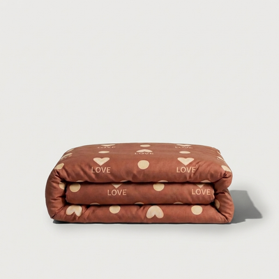 Housse de couette percale de coton - Love