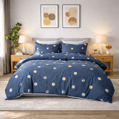 Housse de couette percale de coton - Jardin en Graphica Prisma – Linge de lit haut de gamme - MaisonTextile