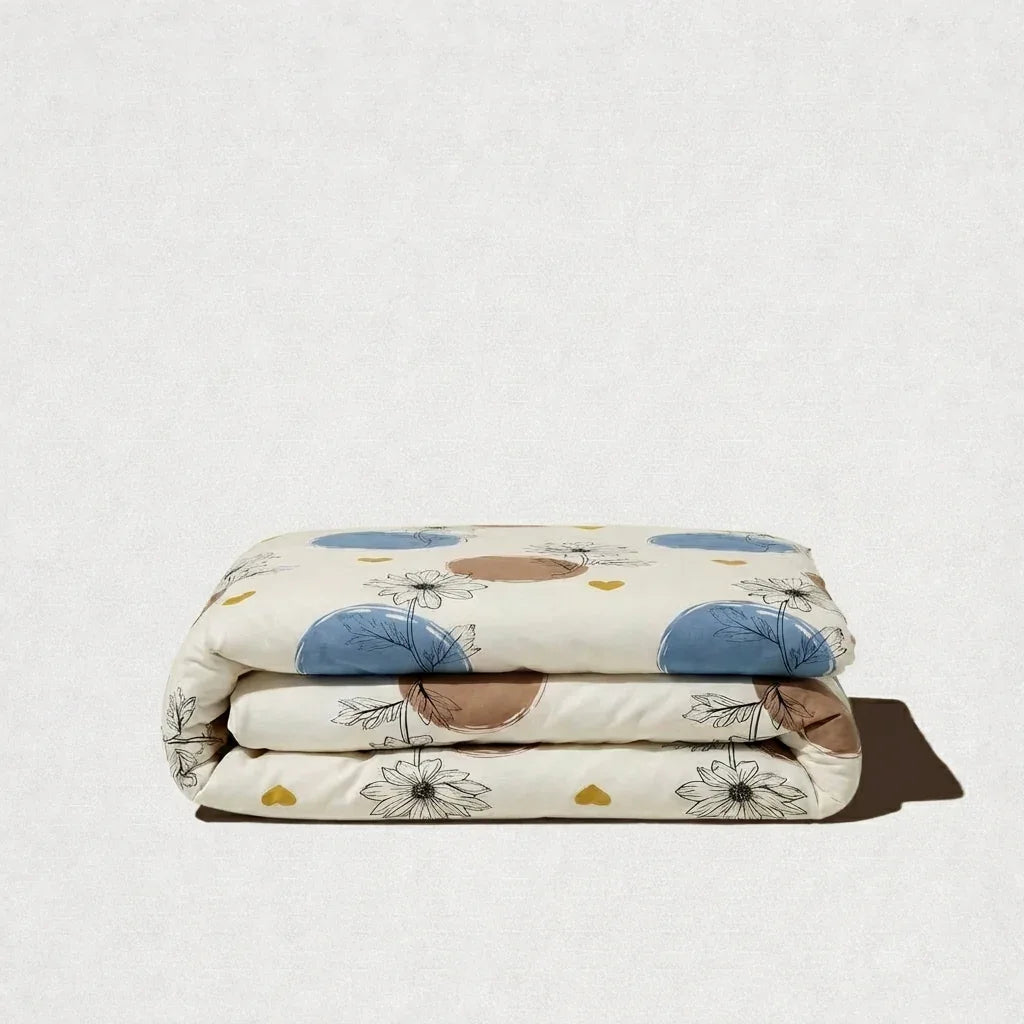 Housse de couette polycoton renforcé - Célestia en Célestia Botanique – Linge de lit - MaisonTextile