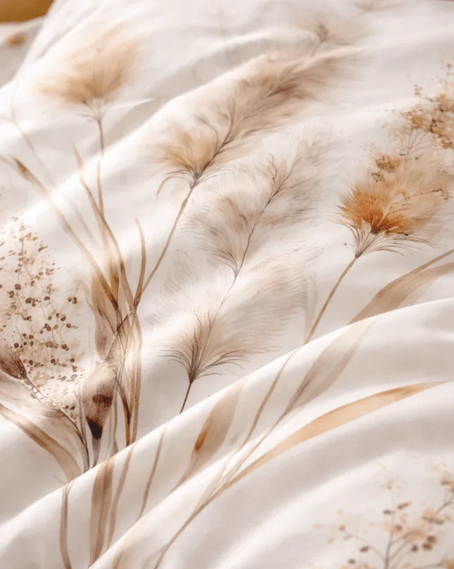 Housse de couette polycoton renforcé - d'Or en Nuances d'Or – Linge de lit - MaisonTextile