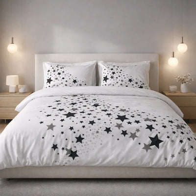 Housse de couette polycoton renforcé - Terra en Stars Terra – Linge de lit - MaisonTextile