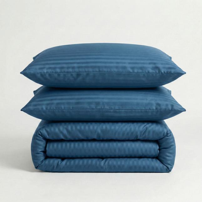 Parure de lit en satin de coton deluxe