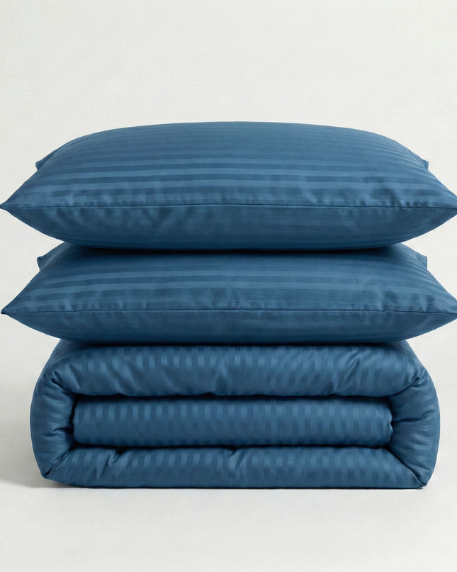 Parure de lit en satin de coton deluxe