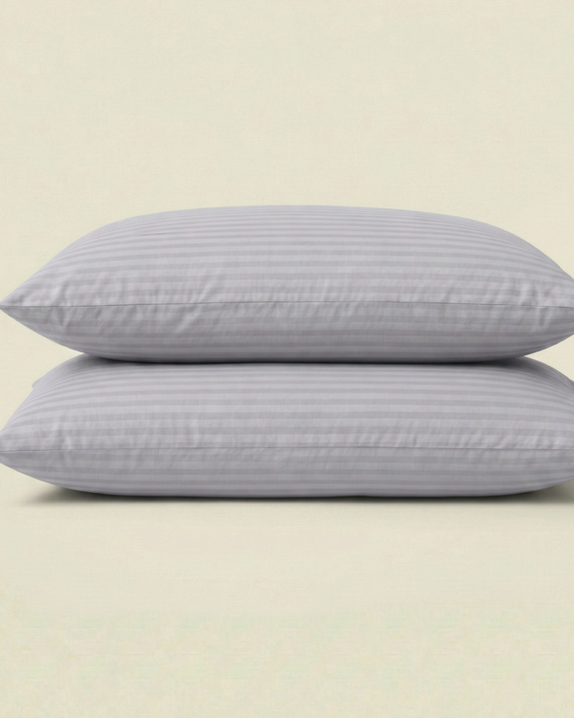 Taies d'oreiller en satin de coton