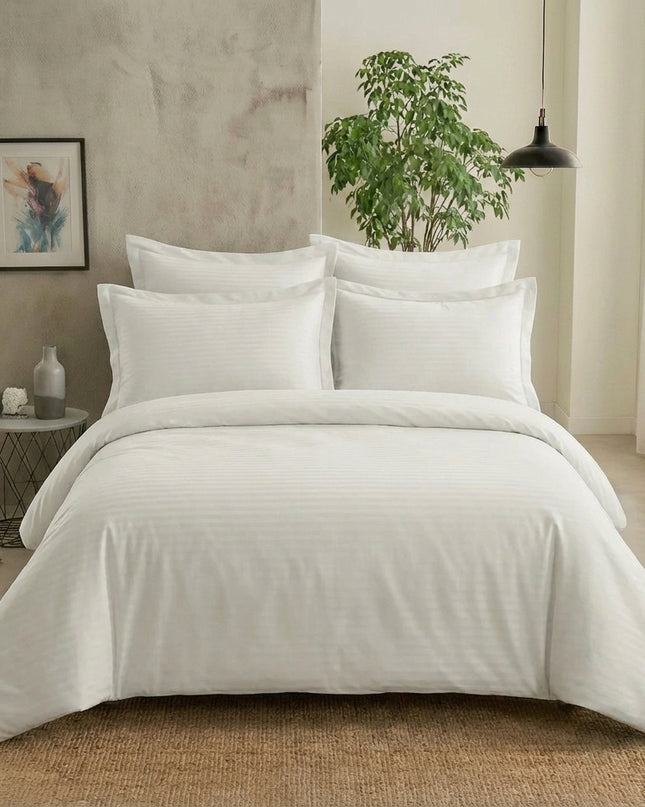 Parure de lit en satin de coton deluxe