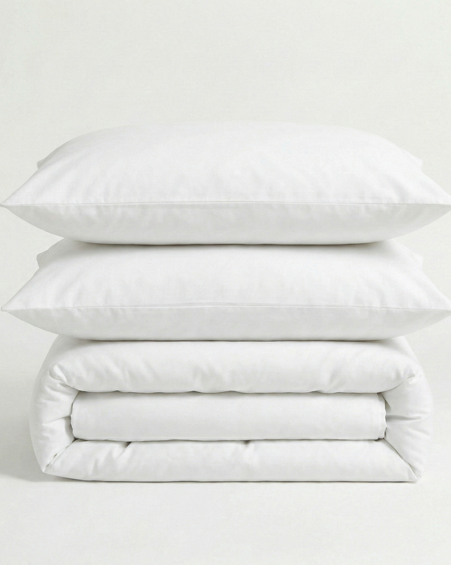 Parure en percale de coton - Unie