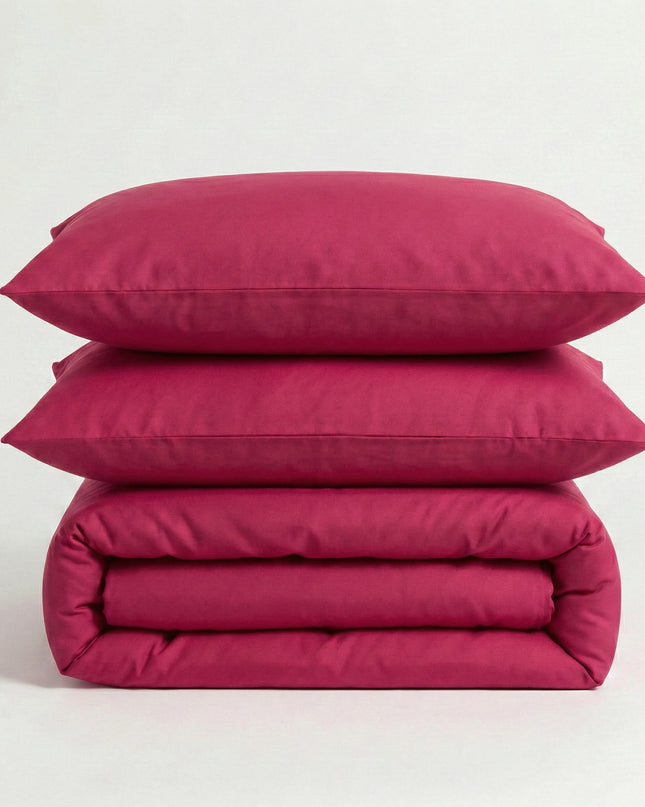 Parure en percale de coton - Unie