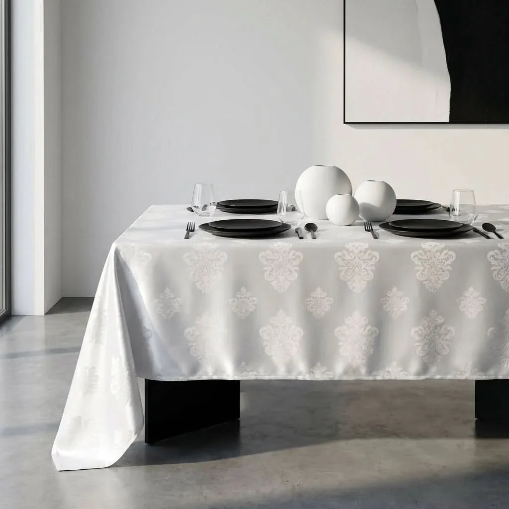 Nappe de table satin de coton - Baroc en Rectangulaire – - MaisonTextile