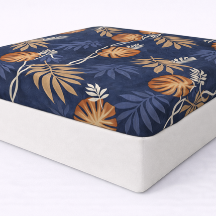 Cearșaf simplu cu elastic din percală de bumbac cu 100 de fire – Moliciune, prospețime și eleganță 