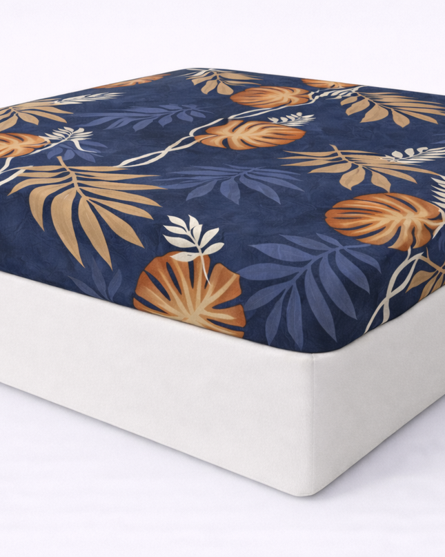 Cearșaf simplu cu elastic din percală de bumbac cu 100 de fire – Moliciune, prospețime și eleganță 