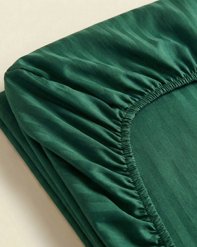 Drap-housse en satin de coton - Uni