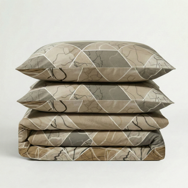 Parure de lit en polycoton renforcé | Graphique & contemporaine140x200MaisonTextile