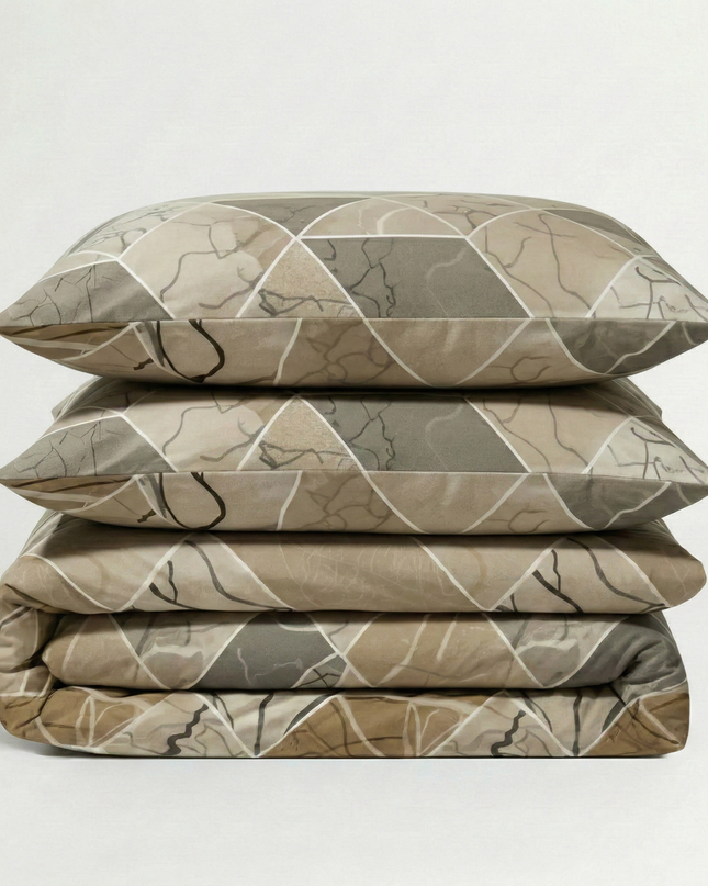 Parure de lit en polycoton renforcé | Graphique & contemporaine140x200MaisonTextile