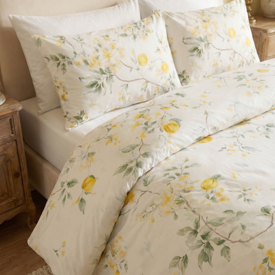 Housse de couette percale de coton - Jardin