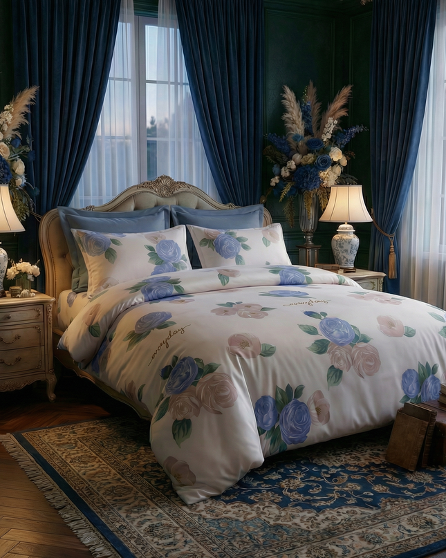 Parure en percale de coton - Jardin