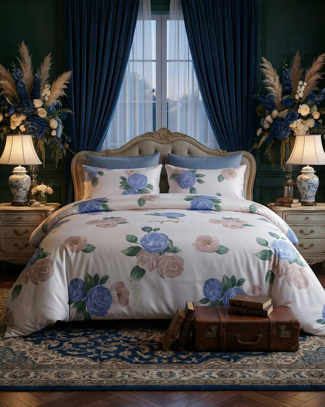 Parure en percale de coton - Jardin