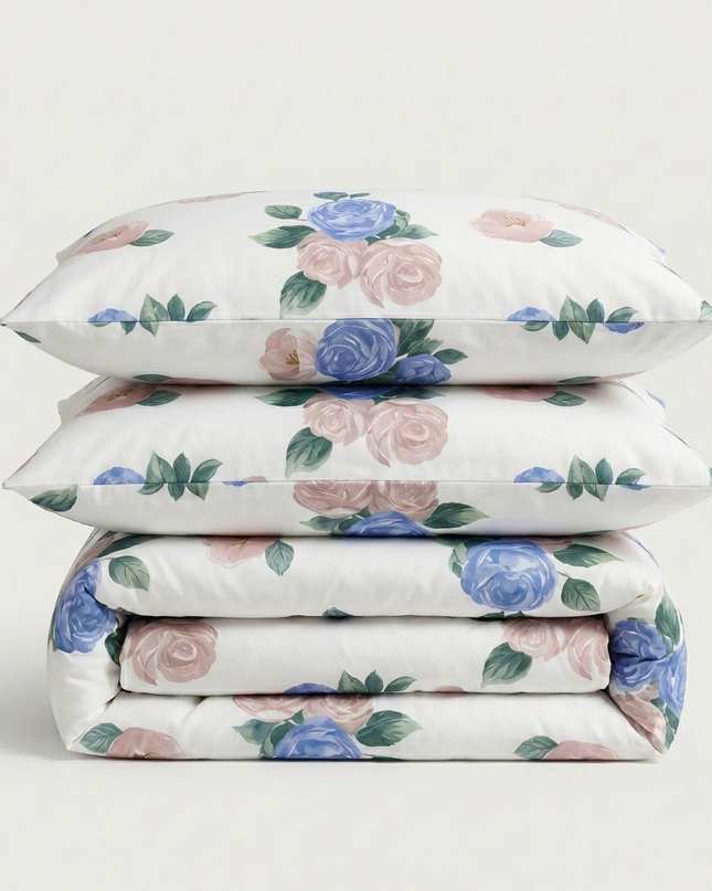 Parure en percale de coton - Jardin Signature