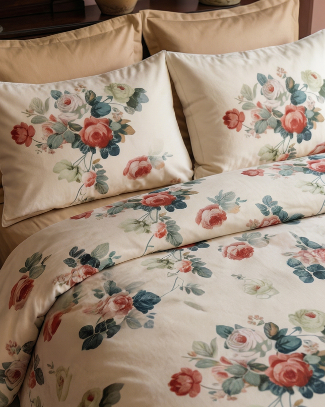 Parure en percale de coton - Jardin Signature