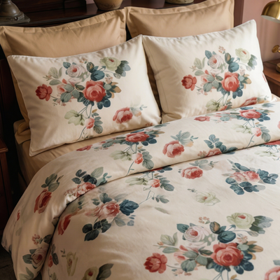 Parure en percale de coton - Jardin Signature