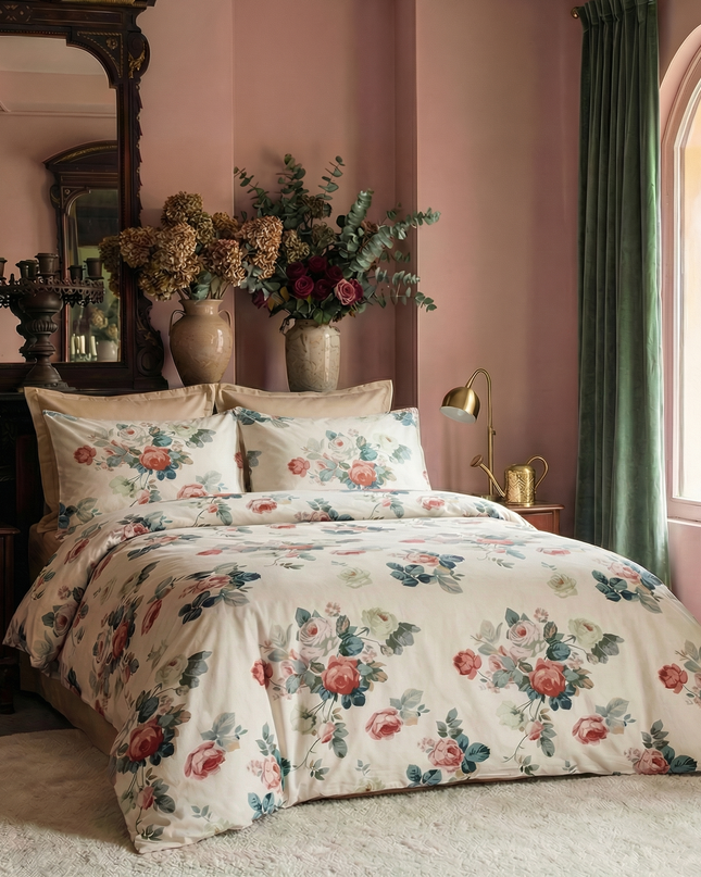 Parure en percale de coton - Jardin Signature