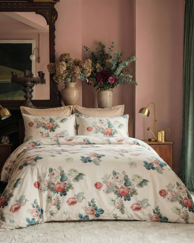 Parure en percale de coton - Jardin Signature