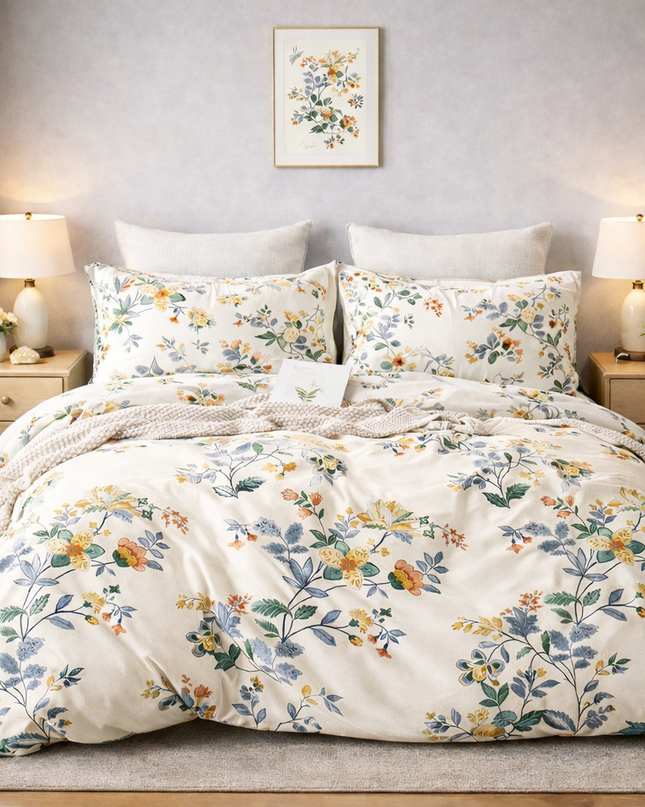 Parure en percale de coton - Jardin