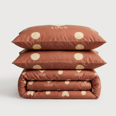 Love Signature – Parure en percale de coton