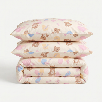 Parure de lit enfant Petit Ourson, packshot - Maison Textile
