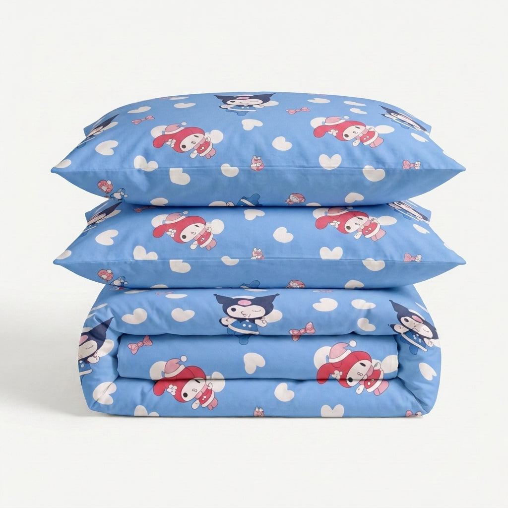 Parure de lit enfant Tokyo, ensemble empilé - Maison Textile