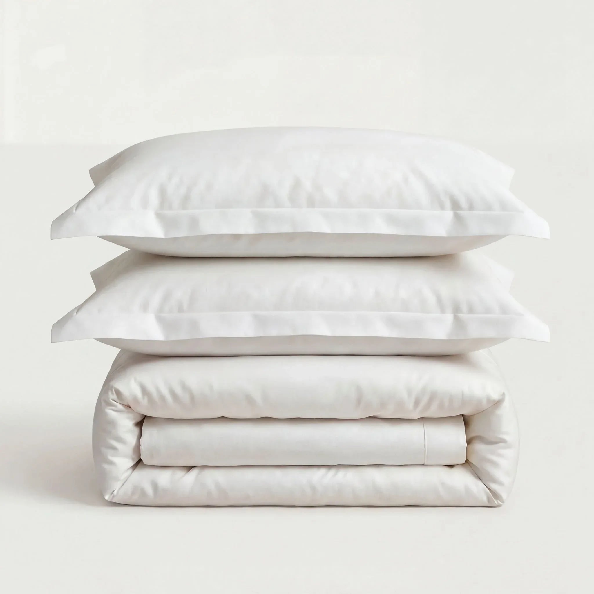 Parure Blanc - Percale Coton & Bambou Premium