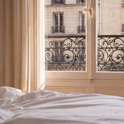 Parure en satin de coton premium avec rayures élégantes, douce et soyeuse, housse de couette et taies d’oreiller assorties
