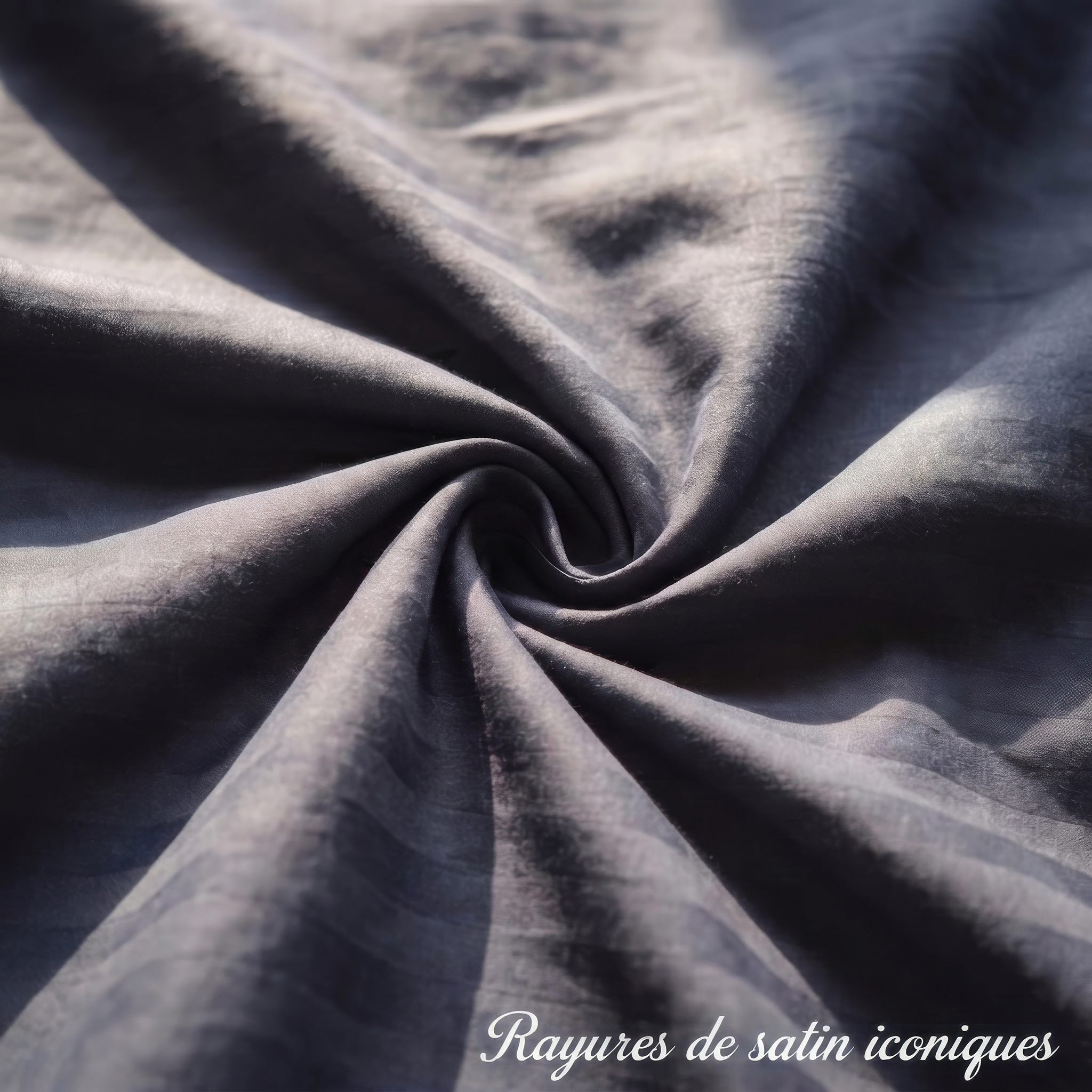 Parure de lit satin premium rayures élégantes en coton doux et soyeux