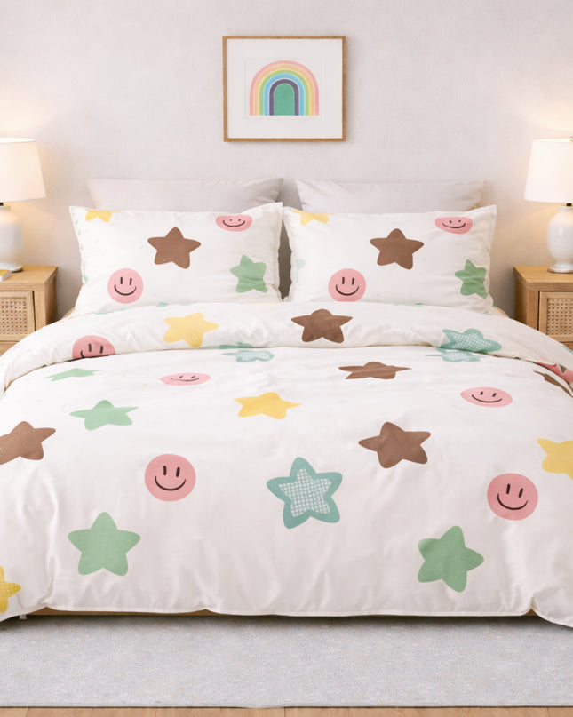 Parure en percale de coton - Stars