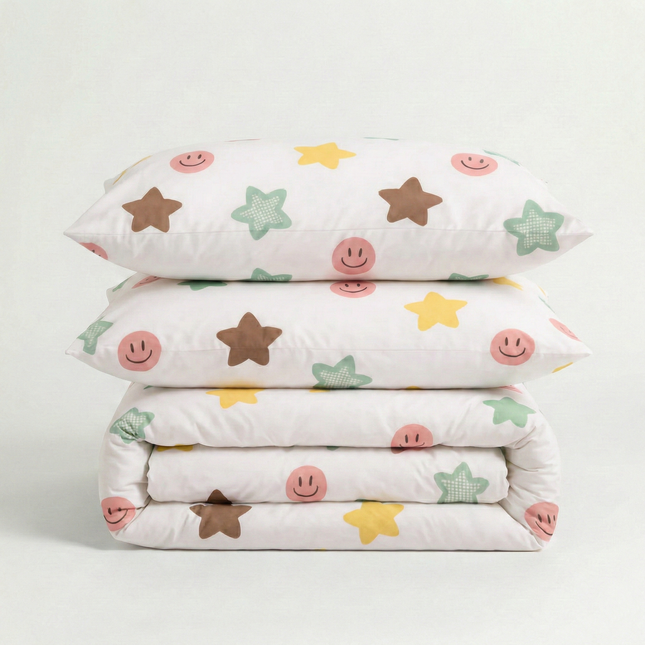 Parure en percale de coton - Stars