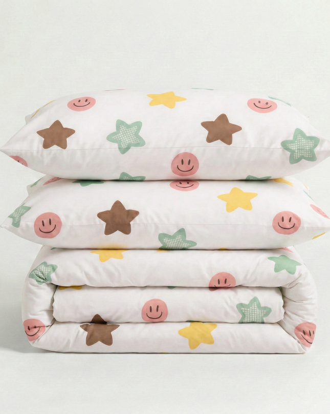 Parure en percale de coton - Stars