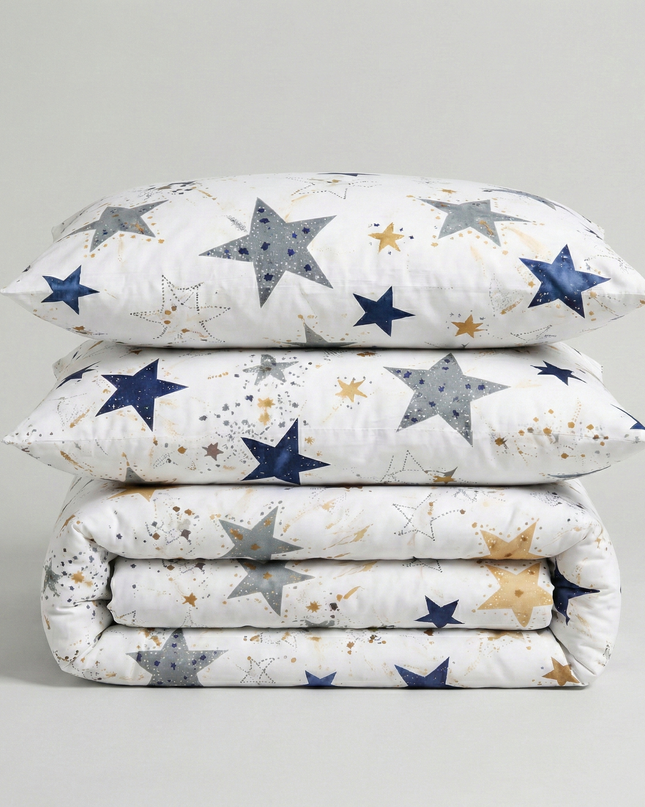 Parure en polycoton renforcé - Stars