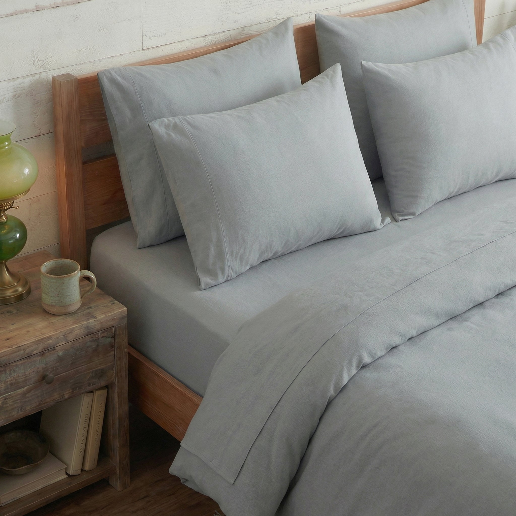 Taies d'oreiller percale de coton - Uni