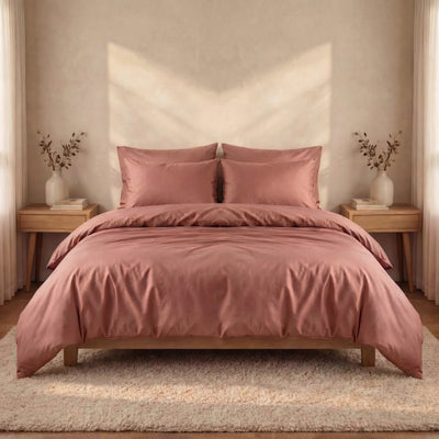 Parure en percale de coton - Unie