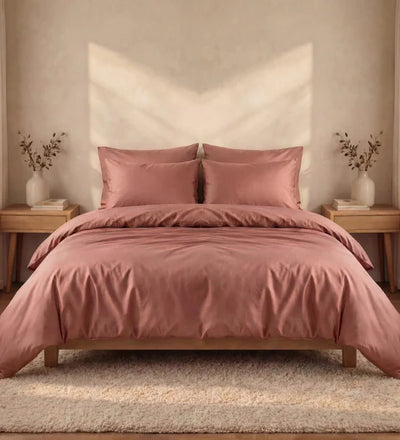 Drap-Housse en percale de Coton – Uni