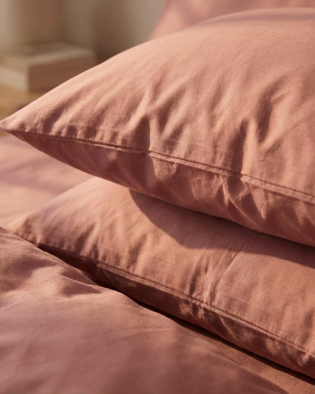 Parure en percale de coton - Unie