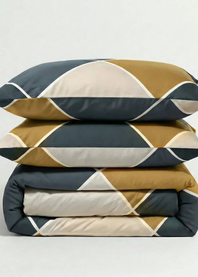 Parure en percale de coton - Urban en Urban Amber – Linge de lit haut de gamme - MaisonTextile