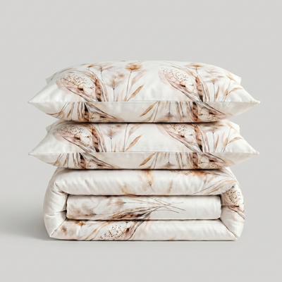 Parure en polycoton renforcé - d'Or en Nuances d'Or – Linge de lit - MaisonTextile