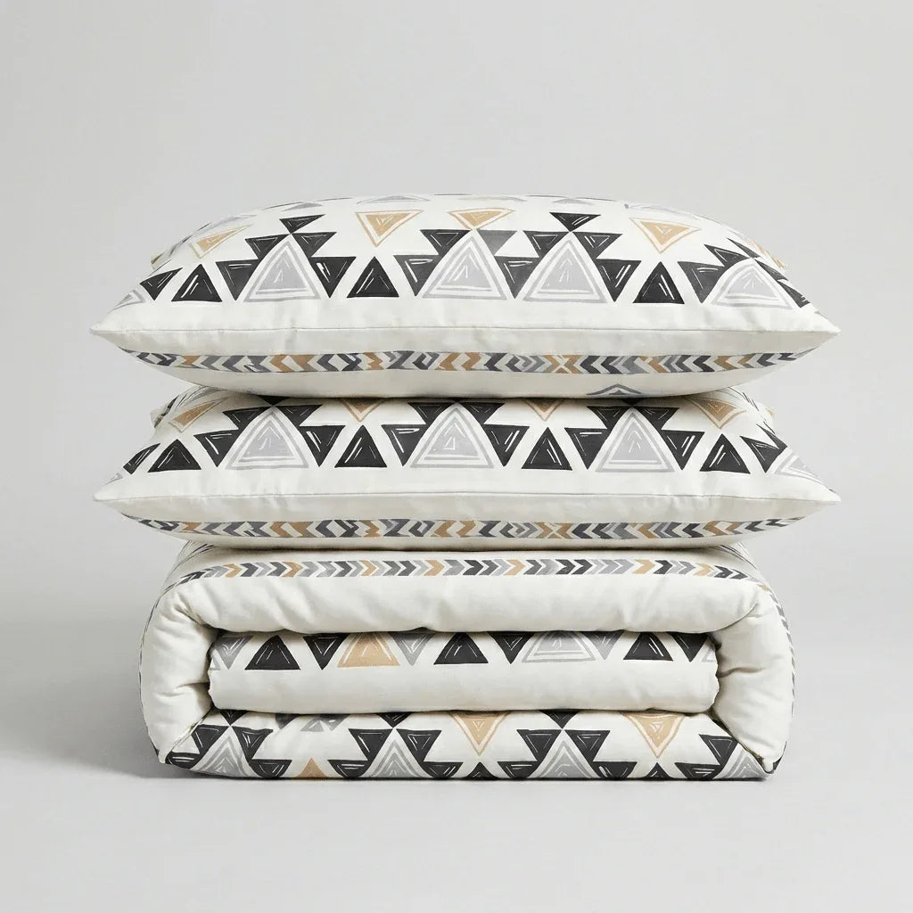 Parure en polycoton renforcé - Graphica en Graphica - Nomade – Linge de lit - MaisonTextile