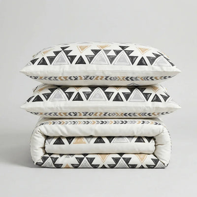 Parure en polycoton renforcé - Graphica en Graphica - Nomade – Linge de lit - MaisonTextile