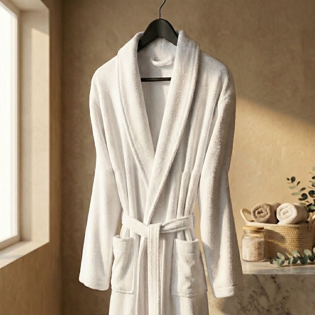 Peignoir de Bain Coton Premium en Taille universelle (style hôtel) – - MaisonTextile