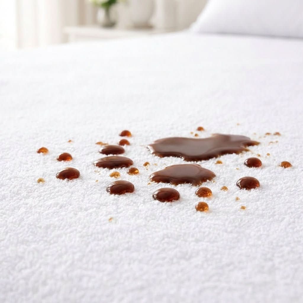 Protège - Matelas Imperméable en Éponge Bouclette - Respirant en 90x200 – - MaisonTextile
