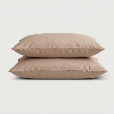 Taies d'oreiller percale de coton - Uni